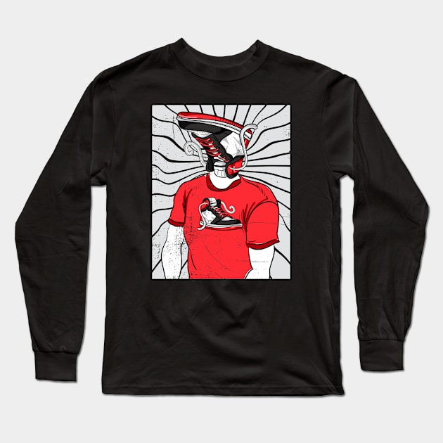 SneakerHead Gift Idea Long Sleeve T-Shirt by dconciente